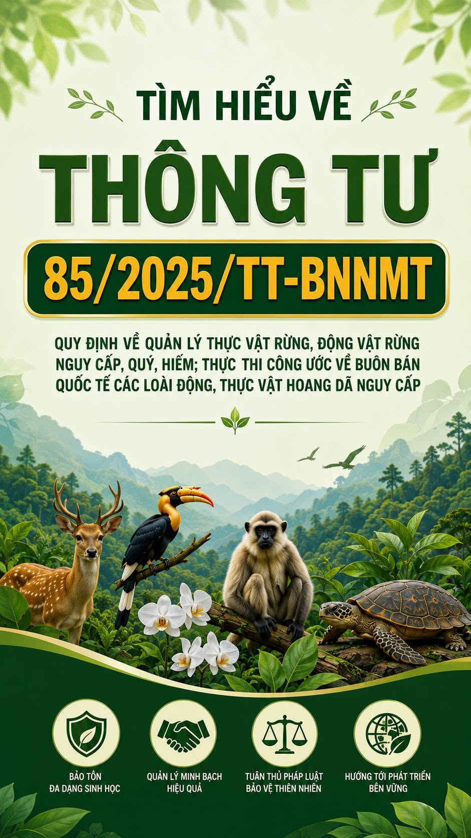Cung tìm hiểu một số Quy định về quản lý loài nguy cấp, quý, hiếm, loài động vật rừng thông thường